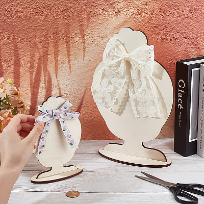 2 сумка 2 стиля симпатичная стойка для заколок из фанеры в форме головы девушки ODIS-PH0001-94-1