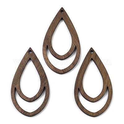 Подвески из орехового дерева WOOD-A025-04F-1