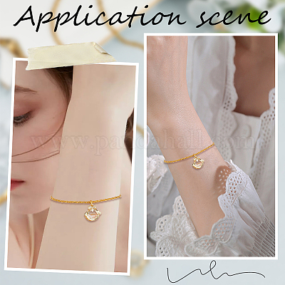 6 шт. Латунные подвески с микропаве KK-BBC0020-48-1