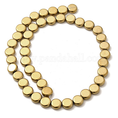 Гальванические нити из синтетических немагнитных гематитовых бусин G-L613-L01-02B-1