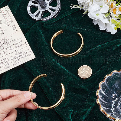 2 шт. браслеты-манжеты из нержавеющей стали&nbsp;BJEW-SC0001-67A-1