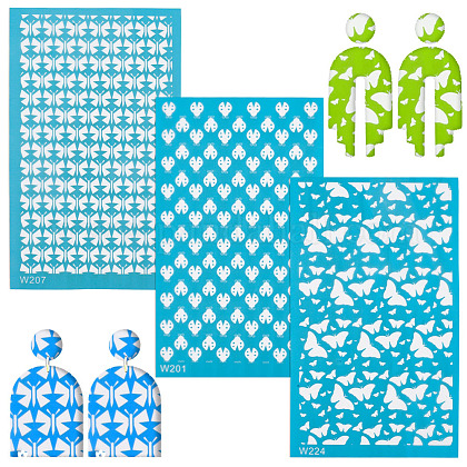 ナイロン印象マットモールド 長方形 セラミック＆粘土ツール ちょうの