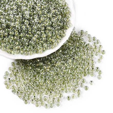 6/0 прозрачные внутри цветные стеклянные круглые бусины SEED-N006-004H-1