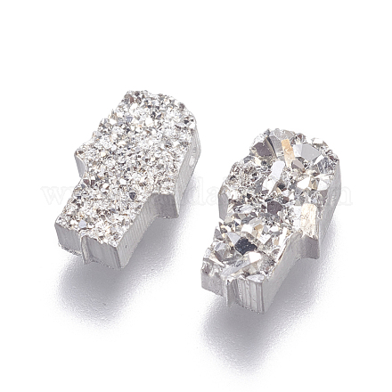 Perles de résine imitation druzy gemstone RESI-L026-A04-1