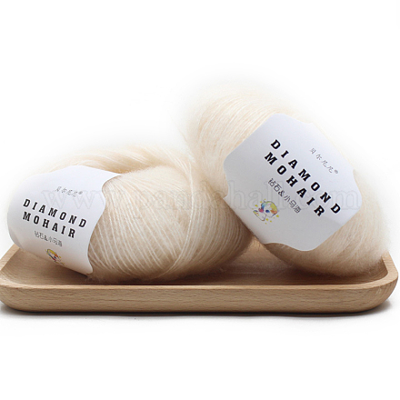 Hilo de tejer de lana mohair de fibra acrílica YCOR-PW0001-005A-23-1