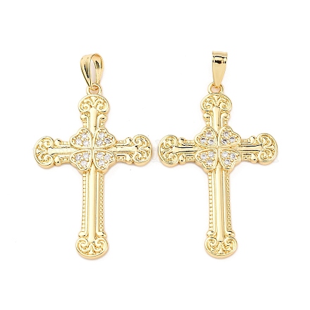 Латунные микро проложить кубического циркония подвески KK-K408-27G-1