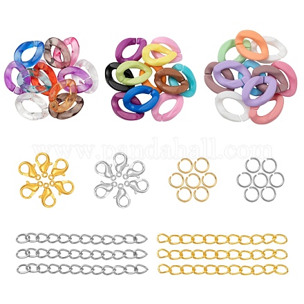 DIY Schmuck Halsketten machen Kits DIY-FS0001-10-1