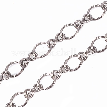 Latón trenzado figura 8 cadenas de cadena CH046-BP-1