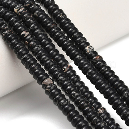 Синтетические имперские нитки из бисера яшмы G-Z110-B04-2x4mm-04-1