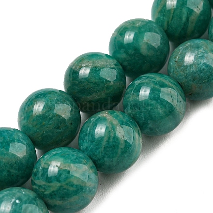 Chapelets de perles en amazonite naturelle G-P503-8MM-10-1