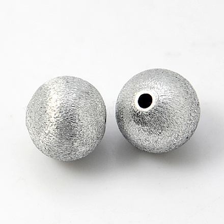 Perles d'aluminium texturées ALUM-A003-6mm-1
