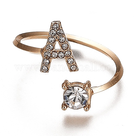 (vendita di fabbrica di feste di gioielli) anelli per polsini in lega RJEW-I075-01G-A-1