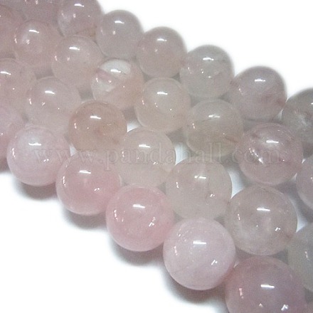 Natural Rose Quartz Beads Strands G-C076-14mm-3-1