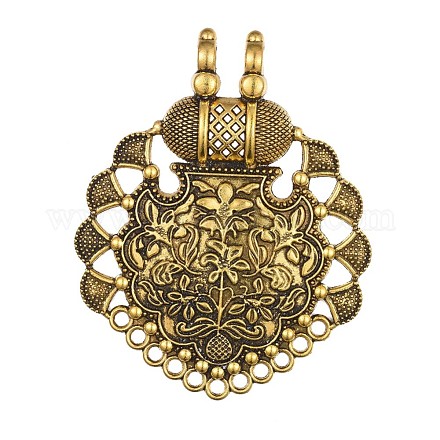 Tibetan Style Alloy Chandelier Component Links PALLOY-F262-001AG-1