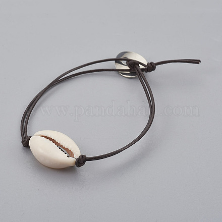 Bracelets en cuir de vachette BJEW-JB04076-1