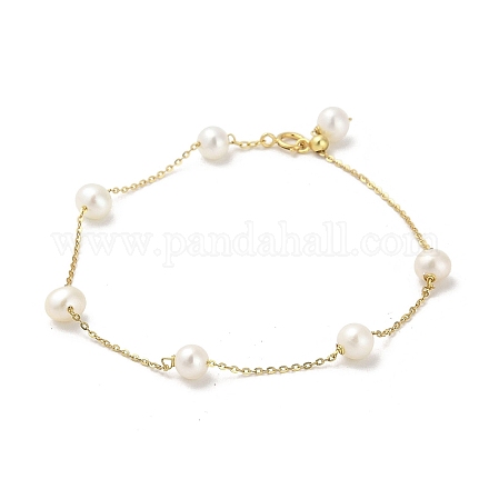 Pulseras de perlas BJEW-E098-01G-1