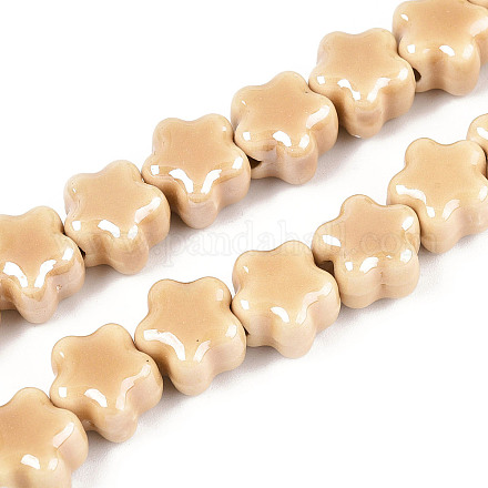 Фарфора ручной работы шарик нити PORC-N011-04D-1