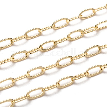 Brass Paperclip Chains CHC-I036-26G-1