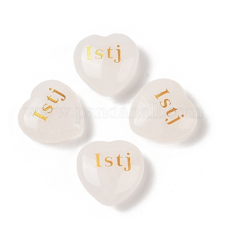 Натуральный кварцевый кристалл с гравировкой сердца G-K353-05A-1