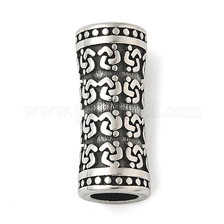 Трубчатые бусины из нержавеющей стали 304 STAS-Z147-12AS-02-1