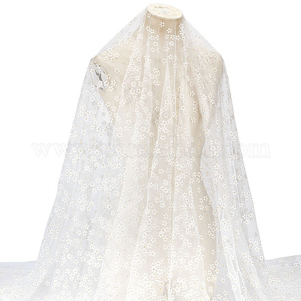 Polyestergewebe mit Blumenmuster DIY-WH0591-147A-1