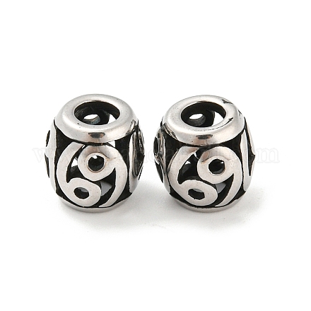 316 Surgical Stainless Steel  Beads STAS-Q304-12AS-1
