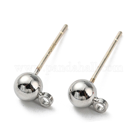 Brass Stud Earring Findings FIND-R144-13B-P-1