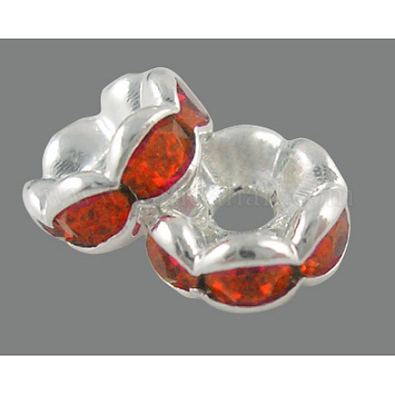 Perles séparateurs en laiton avec strass RB-A014-L5mm-20S-NF-1