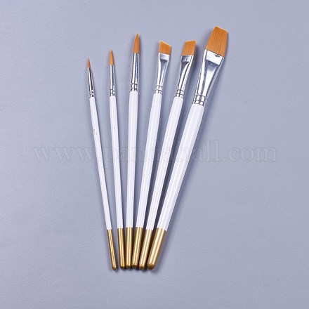 Holzpinsel Stiftsätze AJEW-L072-20-1