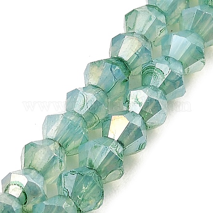 Chapelets de perles en verre imitation jade GLAA-P058-02A-03-1