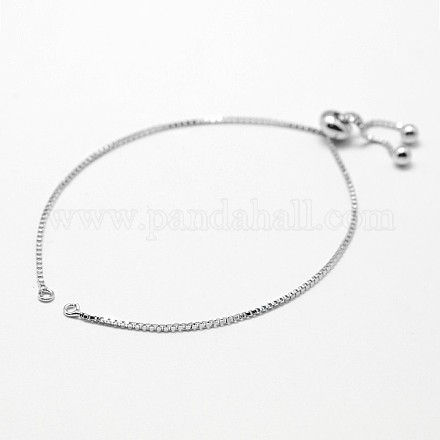 Danlingjewelry fabrication de bracelet chaîne boîte en laiton KK-DL0001-07-NR-1