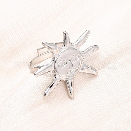 Кольца-манжеты из нержавеющей стали 304 для женщин RJEW-B136-03P-1