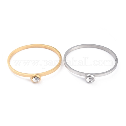 304 Stainless Steel Bangles BJEW-H549-01-1