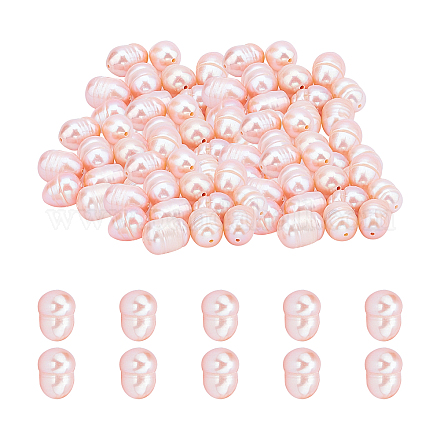 Superfindings fili di perle di perle d'acqua dolce coltivate naturali PEAR-FH0001-01-1