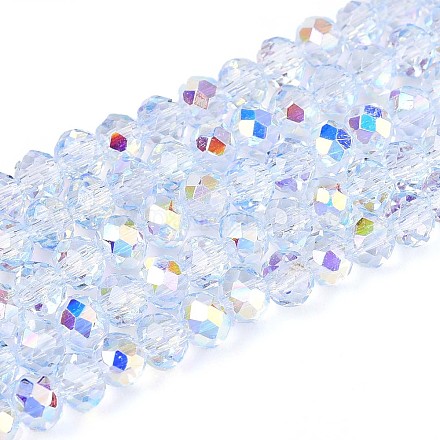 Прозрачные стеклянные бусины EGLA-N016-3mm-02-1