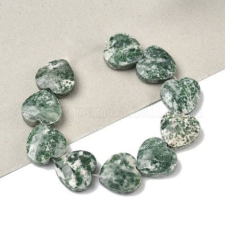 Натуральные зеленые пятна яшмовых нитей&nbsp;G-A309-A20-01-1