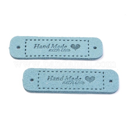 PU Leather Label Tags DIY-H131-A02-1