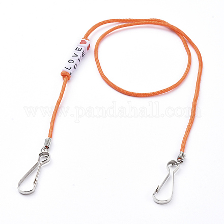 Cordes en polyester et élasthanne chaînes de lunettes AJEW-EH00058-04-1