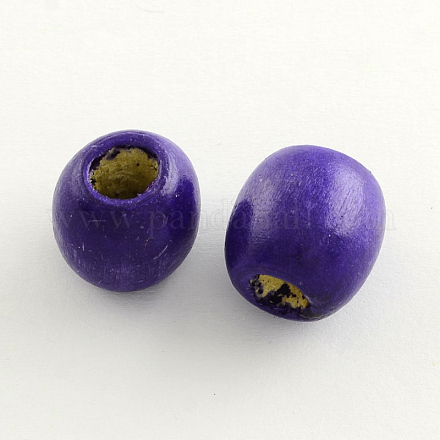 Dyed Natural Maple Wood Beads WOOD-Q007-16mm-05-LF-1