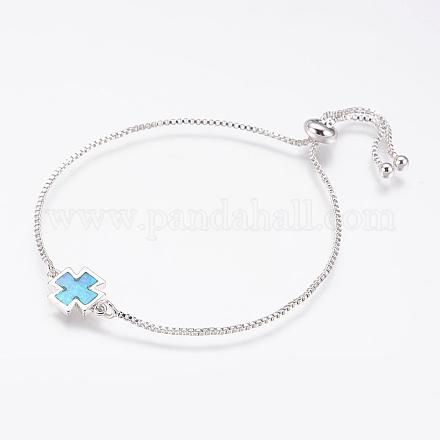 Длительные покрытые металлом регулируемые медные браслеты ползунка&nbsp;LS-BJEW-P165-02A-1