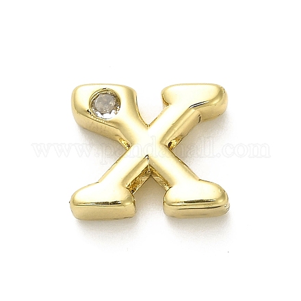 Стойки обшивки латунь кубического циркония бусы KK-L210-008G-X-1