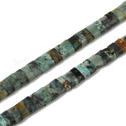 Brins de perles naturelles de turquoise africaine (jaspe) G-Z045-A10-01-1