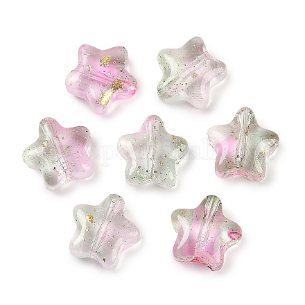 Прозрачные бусины из матового стекла X2-GLAA-NH0003-01A-1