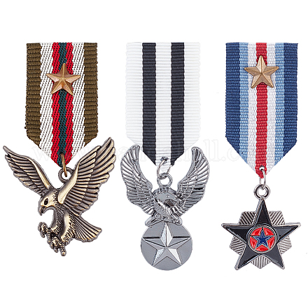 Ahandmaker 3 шт. костюм военный значок медаль JEWB-GA0001-16-1