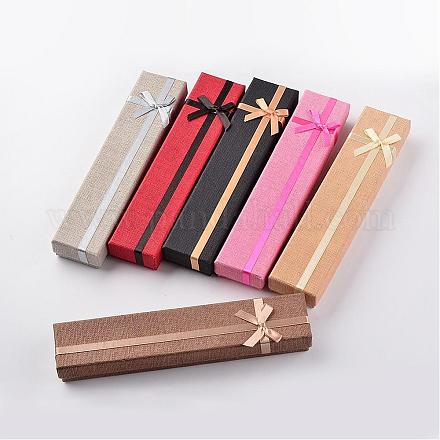 Rectangle Cardboard Necklace Boxes CBOX-D028-02-1