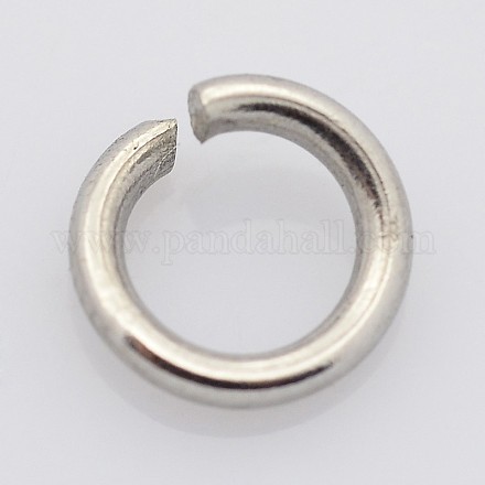 304 Stainless Steel Open Jump Rings A-STAS-E066-11-8mm-1