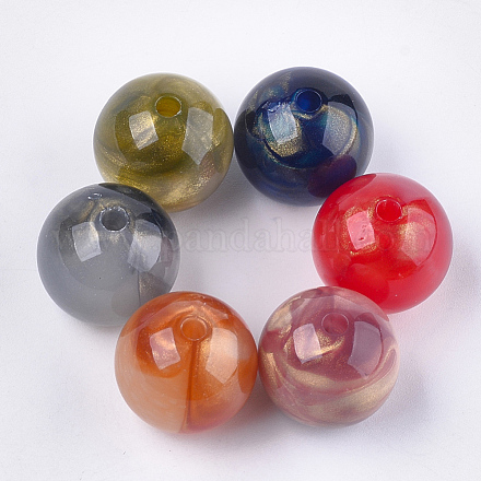 Perlas de acrílico de piedras preciosas de imitación OACR-T011-107A-1