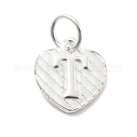 925 серебряное сердце с заглавными буквами STER-S009-13T-S-1