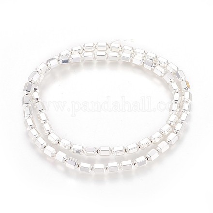 Electroplated Non-magnetic Synthetic Hematite Beads Strands G-P423-10S-1