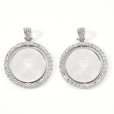 Сеттинги для кулона(кабошонов)&nbsp;LS-PALLOY-S107-005P-RS-1